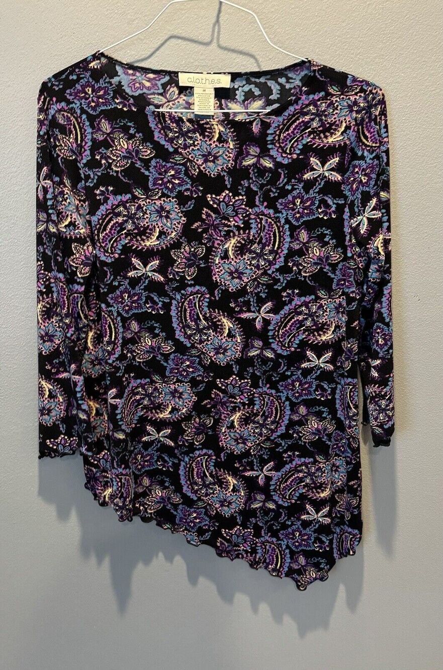 NWT Clothes Women’s Blouse Asymmetrical Hem Women’s M